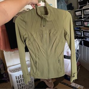 lululemon define jacket bronze green size 4